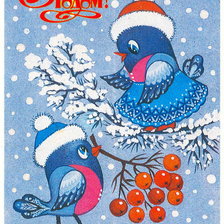 Схема вышивки «Открытка»