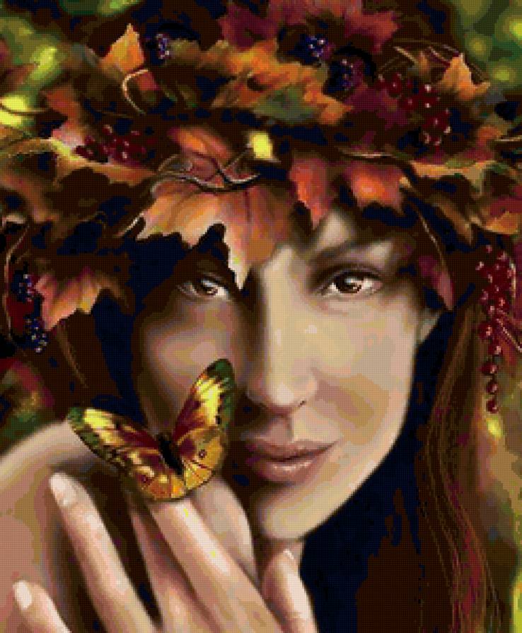 нимфа-осень - предпросмотр