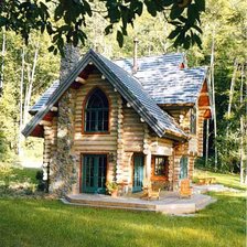 Схема вышивки «домик»