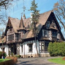 Схема вышивки «домик»