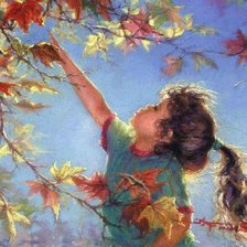 Схема вышивки «Осень в парке»