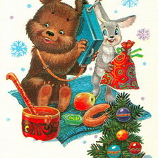 Схема вышивки «Открытка»