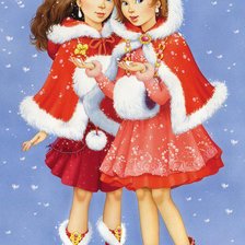 Схема вышивки «Юные принцессы»