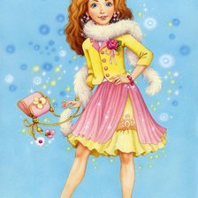 Схема вышивки «Юная принцесса»