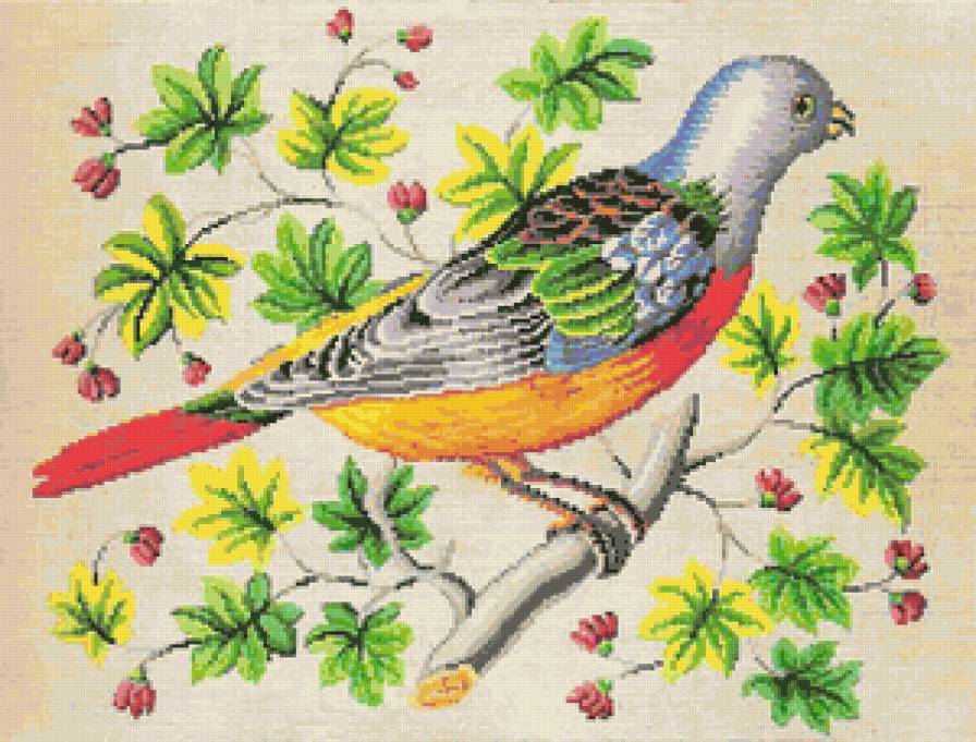 №163455 - животные, пейзаж, птицы - предпросмотр