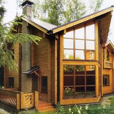 Схема вышивки «коттедж»