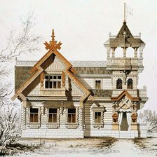 Схема вышивки «терем»