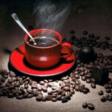 Схема вышивки «Чашка кофе»