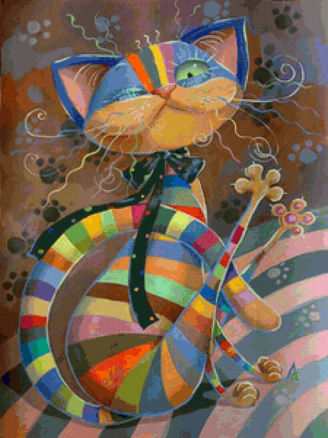 Гламурненький котик - котик - предпросмотр