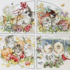 Схема вышивки «Времена года»