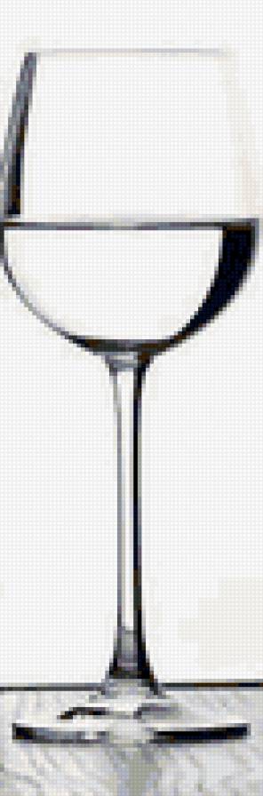 бокал на белом - бокал - предпросмотр
