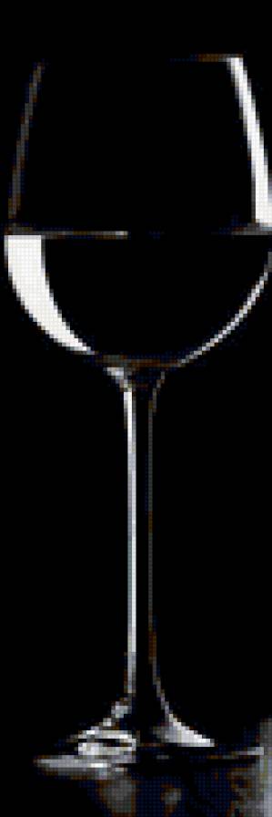 бокал на черном - бокал - предпросмотр