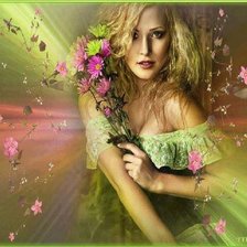 Схема вышивки «женщина»