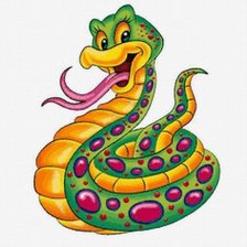 Схема вышивки «2013-год змеи»
