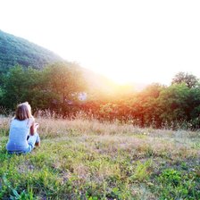 Вечернее солнце