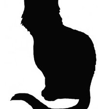 Схема вышивки «кошка»