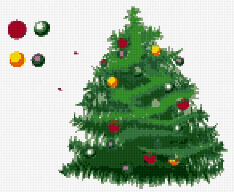 елка - игрушки, елка, праздник, новый год, подарки - предпросмотр