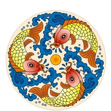 Схема вышивки «сюжет для подушки»