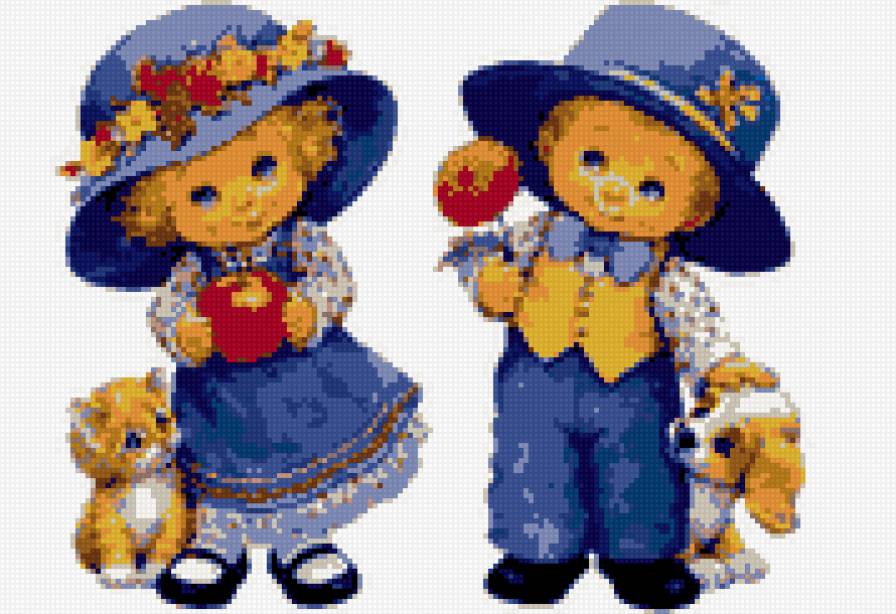 малыши - дружба - предпросмотр