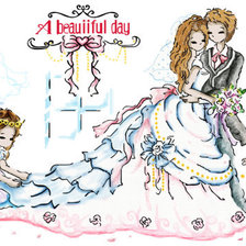 Схема вышивки «Свадьба»