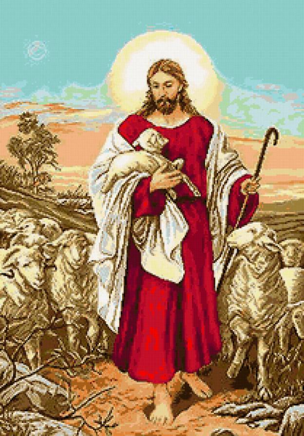 №164287 - религия, животные, картина - предпросмотр