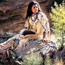 Схема вышивки «Серия "В индейском стиле"»