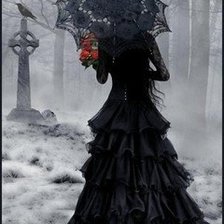 Схема вышивки «Девушка»