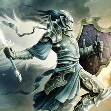 Схема вышивки «рыцарь»