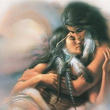 Схема вышивки «встреча»