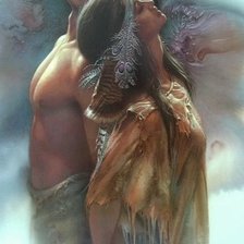 Схема вышивки «вдвоем»