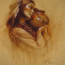 Схема вышивки «Серия "В индейском стиле"»