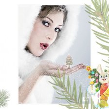 Схема вышивки «зима»