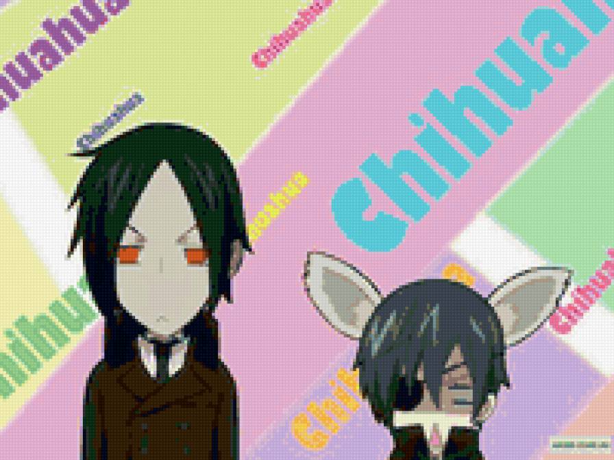 Себастьян и Сиэль - себастьян, аниме, сиэль, темный дворецкий - предпросмотр