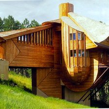 Схема вышивки «дом на горе»