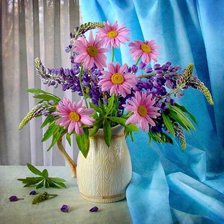 Схема вышивки «Wasa s zwetami»