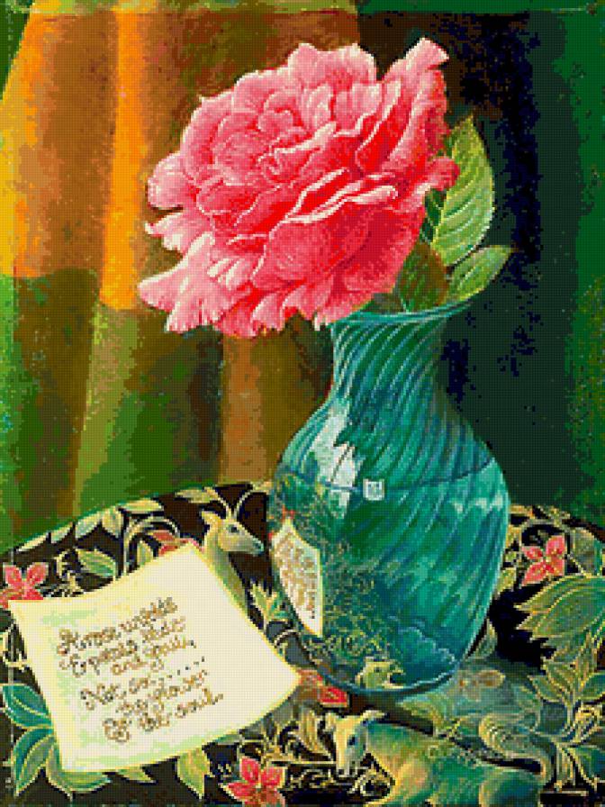 винтажная роза - цветы, цветок, розы - предпросмотр