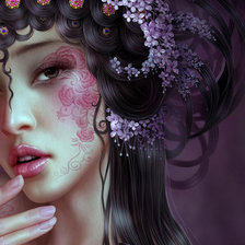 Схема вышивки «Серия "Лица"»