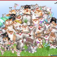 Схема вышивки «огромная такая компания....»