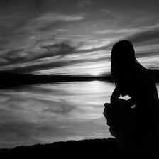 Схема вышивки «боль одиночества»