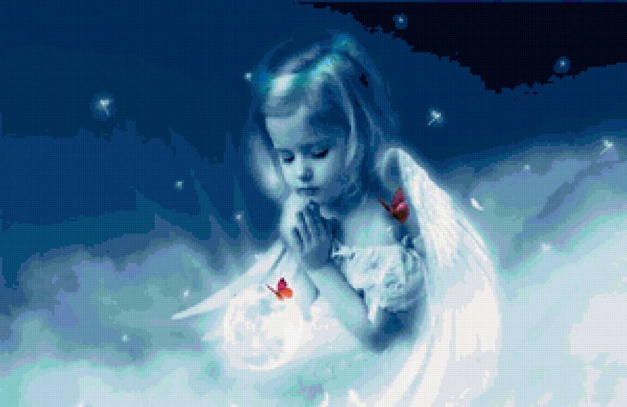 Ангел небесный - ребенок, девочка, дети - предпросмотр