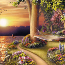 Схема вышивки «природа»