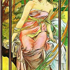 Схема вышивки «Альфонс Муха»