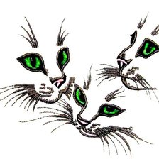 Схема вышивки «Коты»