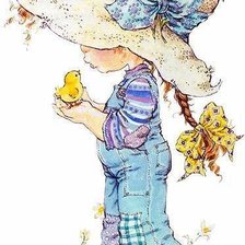 Схема вышивки «Девочка»