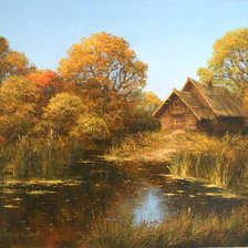 Схема вышивки «На краю осени»