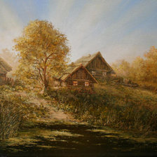 Схема вышивки «Уплывающее время»