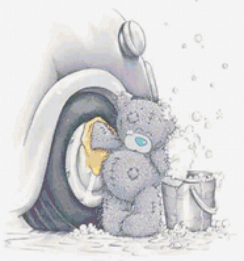 Мишка тедди мойщик - мишка тедди, мишки, медведь - предпросмотр