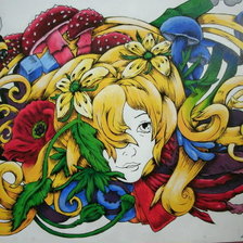 Схема вышивки «Чарівниця»