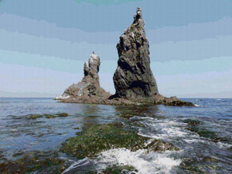 два брата - море, скалы - предпросмотр