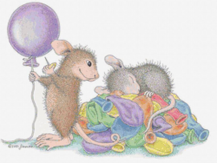 Мышата - мышки, животные - предпросмотр